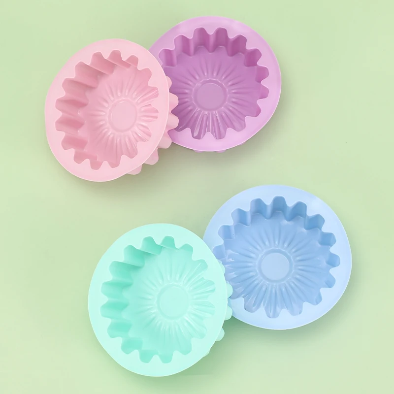 창의적인 DIY 설탕 공예 케이크 식물 폴더 실리콘 금형, 퐁당 금형, 수제 비누 몰드 케이크 장식 도구, 주방 도구