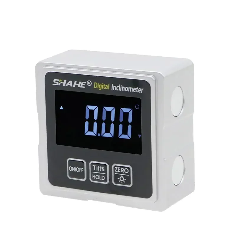 SHAHE 3-side Magnetic Digital Level Electronic Angle Finder Protractor Inclinometer Bevel Gauge With Magnets Backlight
