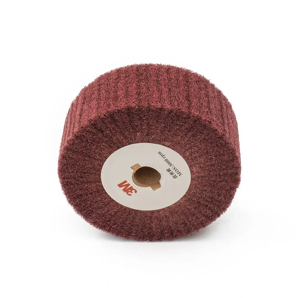 

Premium 5 NonWoven Flap Polishing Disc with 320# Abrasive Nylon Grinding Wheel Long lasting Abrasion Resistance