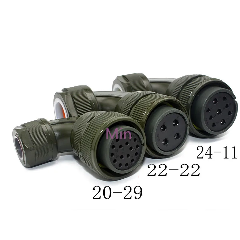 

Авиационный разъем MS3108A MS3108B 18-10/20-4/20-18/22-22/24-11/20-29, штекер серводвигателя на пьедестале для Anchuan