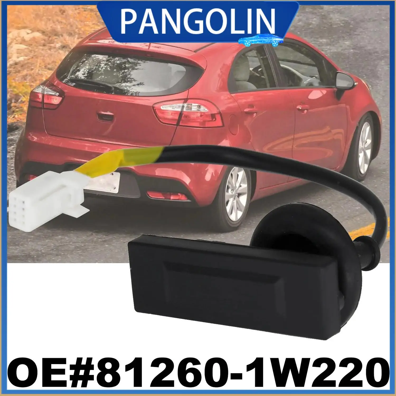

PANGOLIN Rear Trunk Lid Lock Release Handle for Kia Rio Pride 2012-2017/ Kia Picanto TB 2011-2017/ Hyundai i30 FD 2007-2011