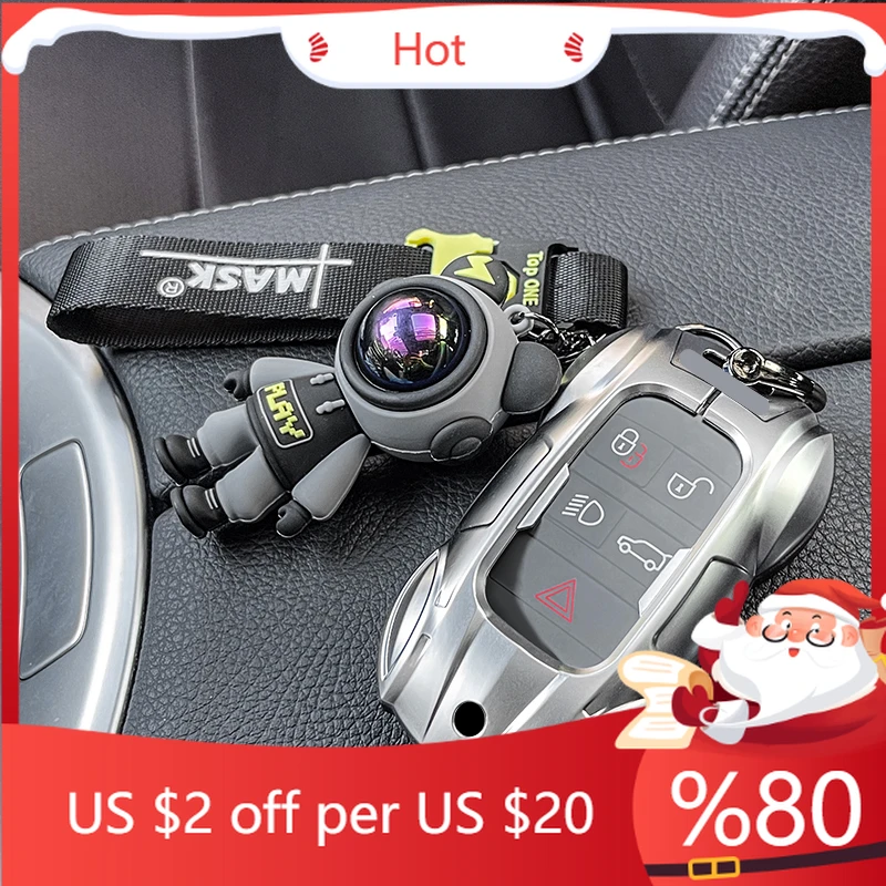 

Горячий металлический чехол для дистанционного ключа автомобиля, чехол-держатель, корпус, брелок для Jaguar New F-PACE S-TYPE C-X16 V12 XE XJ, внутренние наклейки