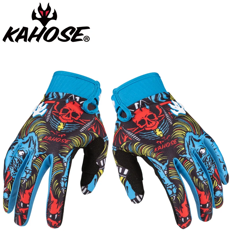 Motocross MX Gloves Motorcycle Full Finger Bike BMX MTB ATV Off Road Mountain Cycling Luvas M-XL