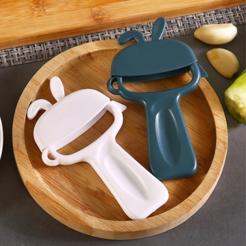 Cute Rabbit Ears Peeler Knife Potato Apple Cucumber Pear Carrot Fruits Vegetable Cutter Kitchen Supplies Home Gadget Accessories