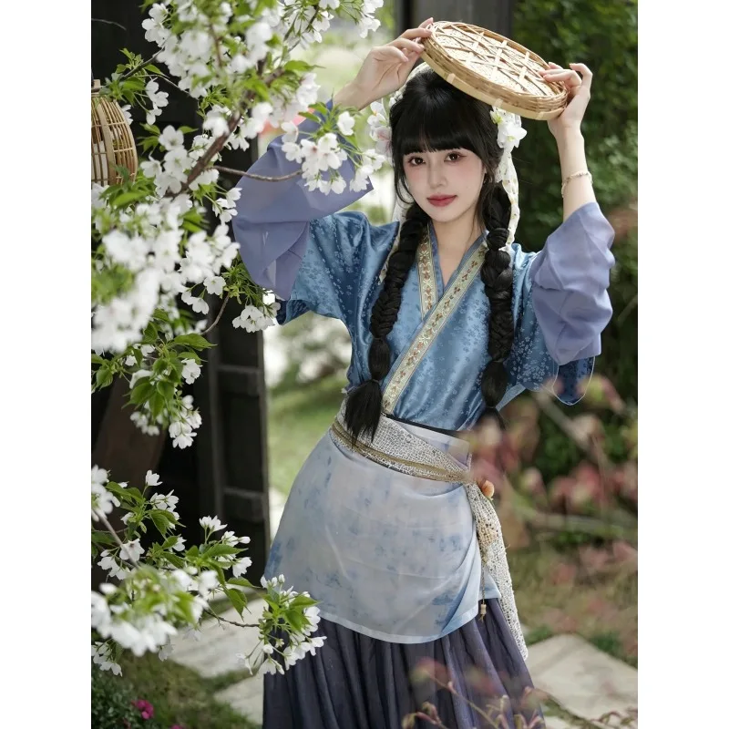 simple-pastoral-ancient-dress-light-color-peasant-girl-daily-wear-suit