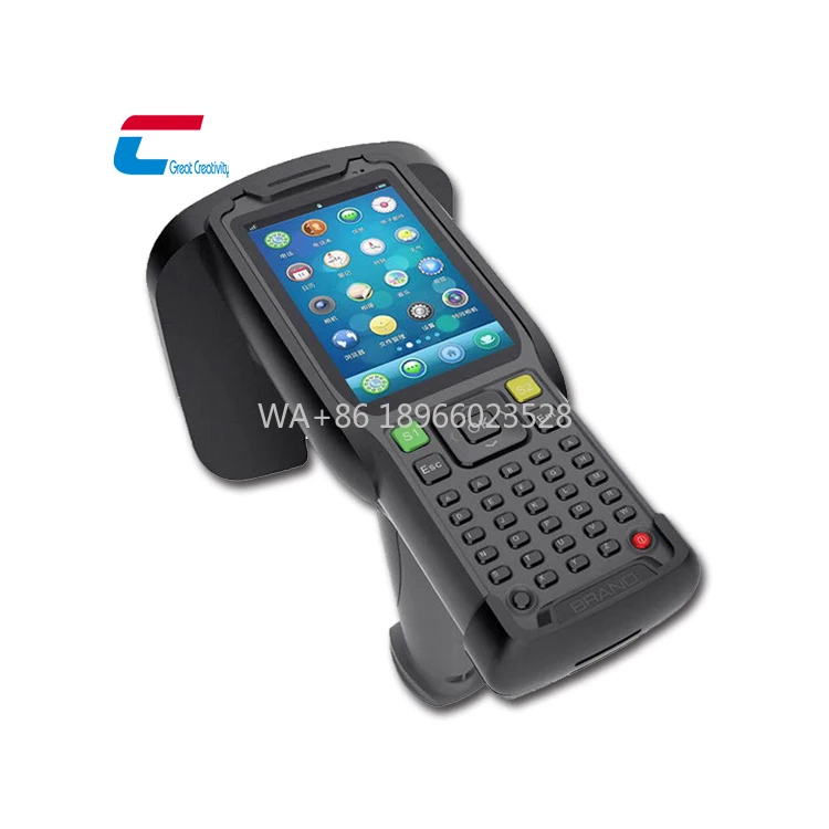 

ISO18000-6C Ручной RFID-считыватель Писатель RFID-сканер дальнего действия 860-960 МГц UHF HF Ручной RFID-считыватель