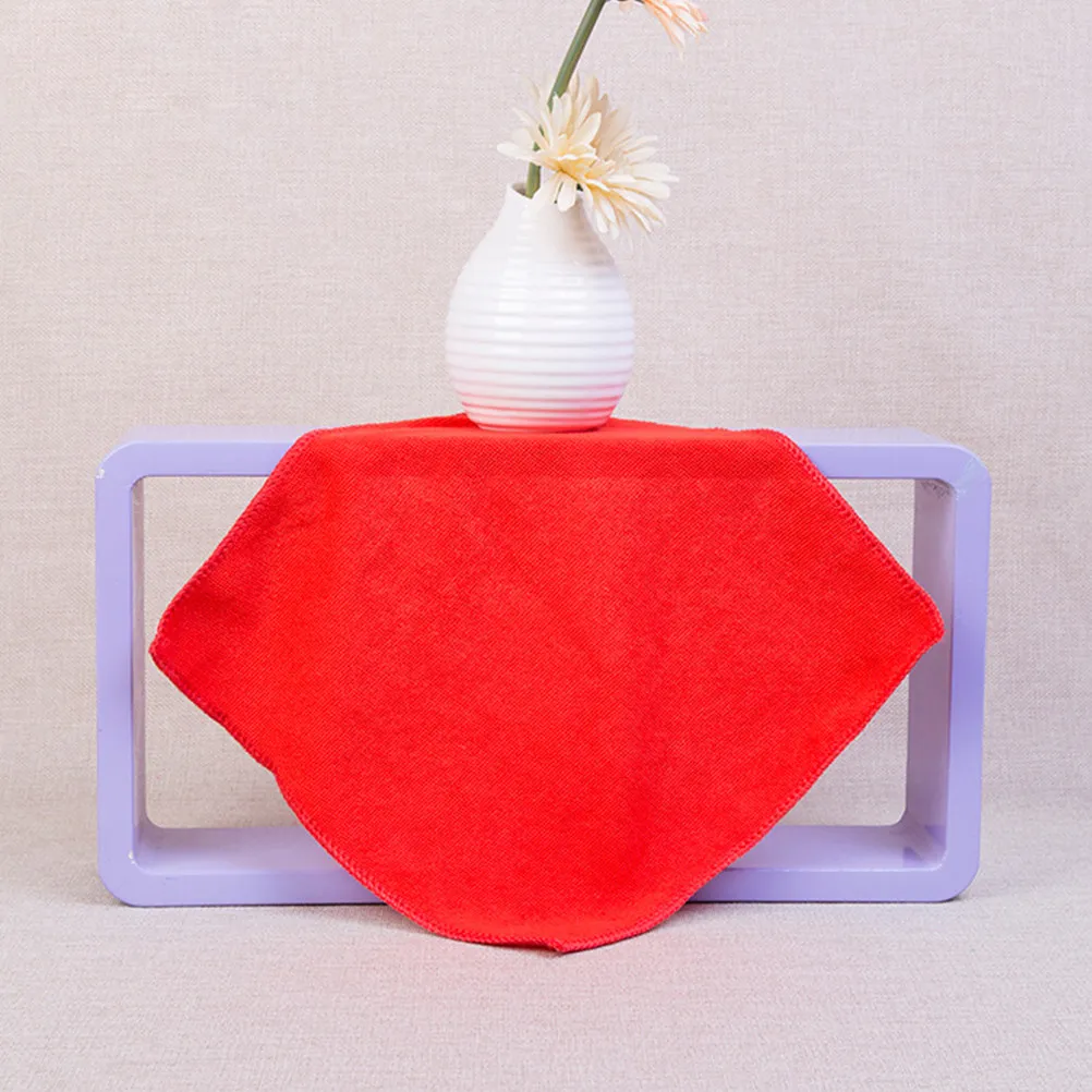 50Pcs Premium Microfiber Face Towel Square Cleaning Kerchief for Home Travel Absorbent Skin-Friendly Eco-Friendly Hand Towel