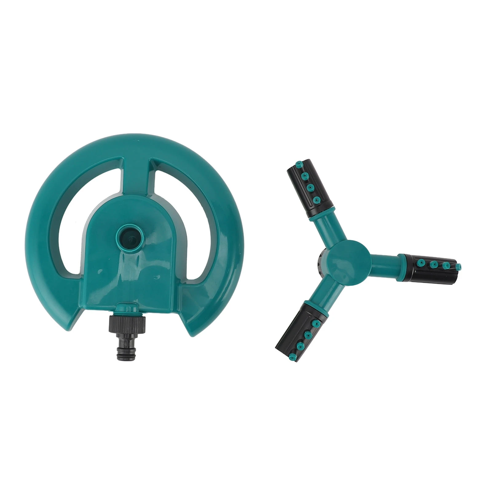 Automatischer rotierender Gartensprinkler mit Basis G1/2 Standarddurchmesser Rasen- und Hofsprinkler für große Flächenabdeckung