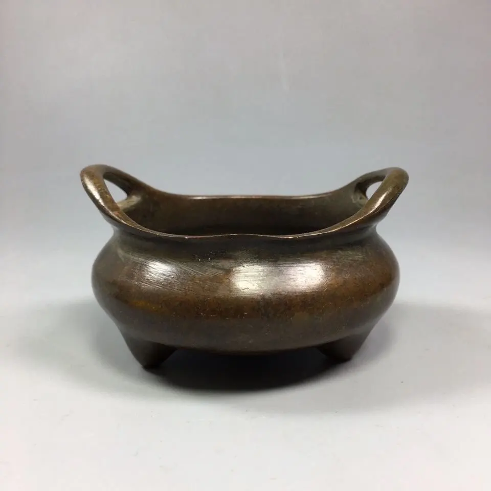 Retro Bronze Räucherstäbchenhalter Handgefertigter Antik-Stil Räuchergefäß Räucherstäbchenständer Teezeremonie Aromatherapie Wohndekoration
