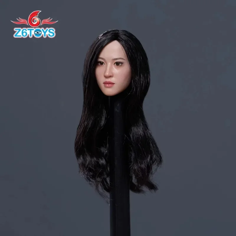 1/6 Scale Ancient Beauty Eye Movement Sister-Little Dragon Female Soldier Head Sculpt for 12