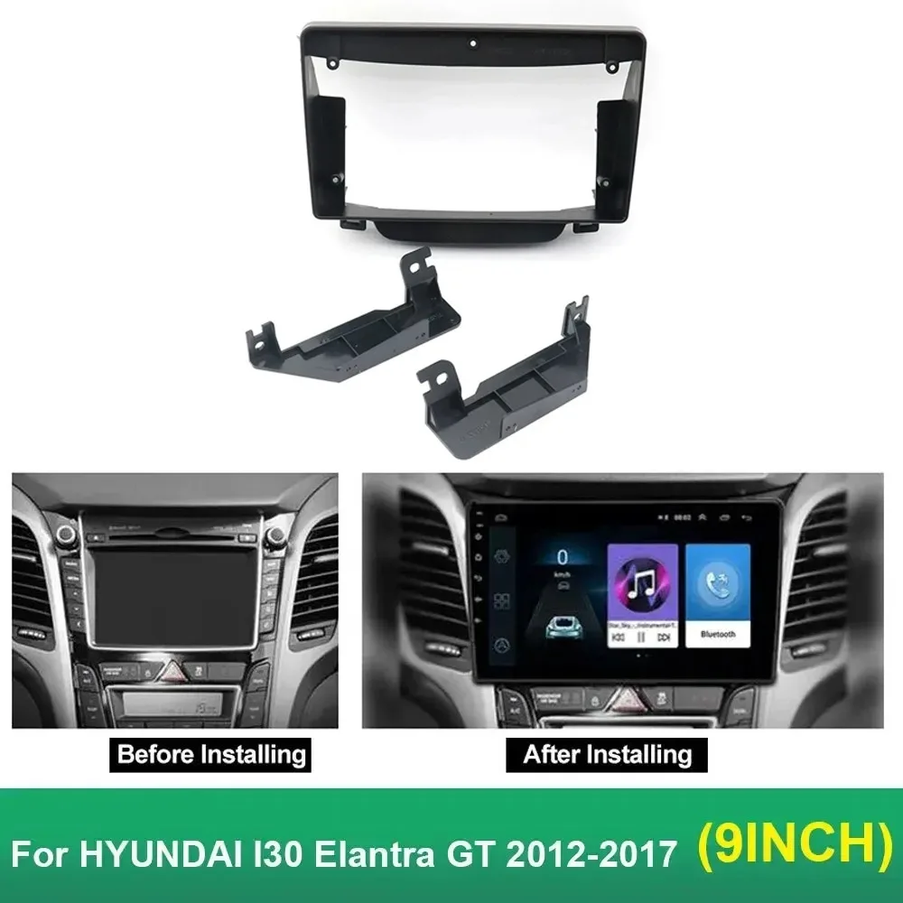 

Универсальная рамка подходит для панели модификации DVD-рамки Hyundai I30 12-16 с центральным управлением