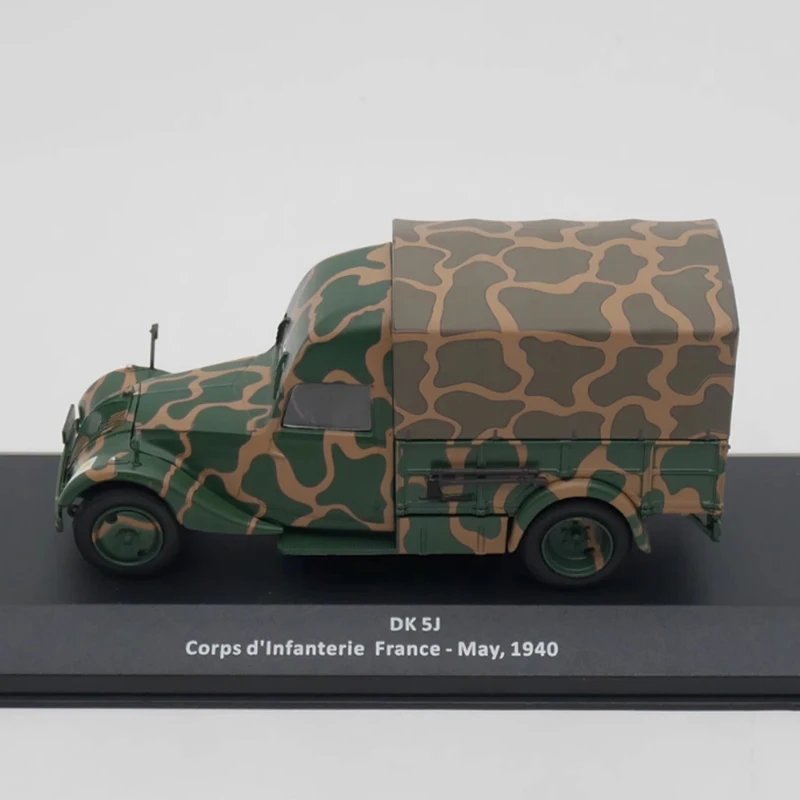 IXO Diecast 1:43 DK 5J Truck 1940 French Military Alloy Vehicle Model Finished Simulation Collection Decoration Gifts Display