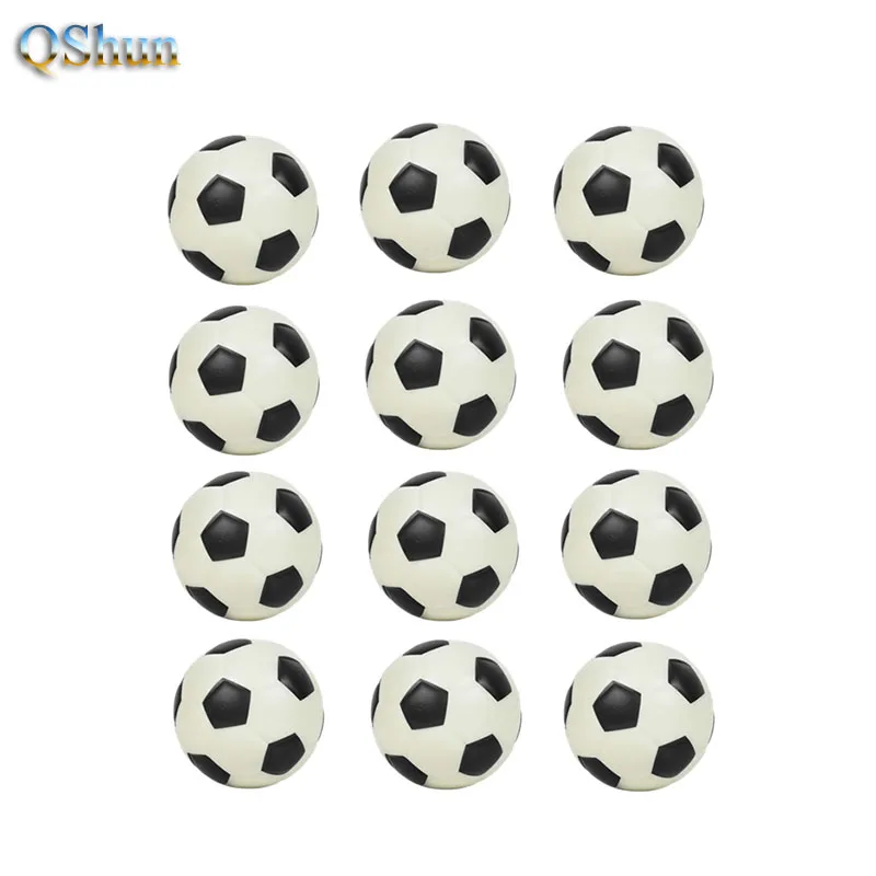 12pcs 63mm Anti Stress Ball Relief Black White soccer Football Basketball Baseball Tennis Soft Foam squeeze Ball Toys for Boys