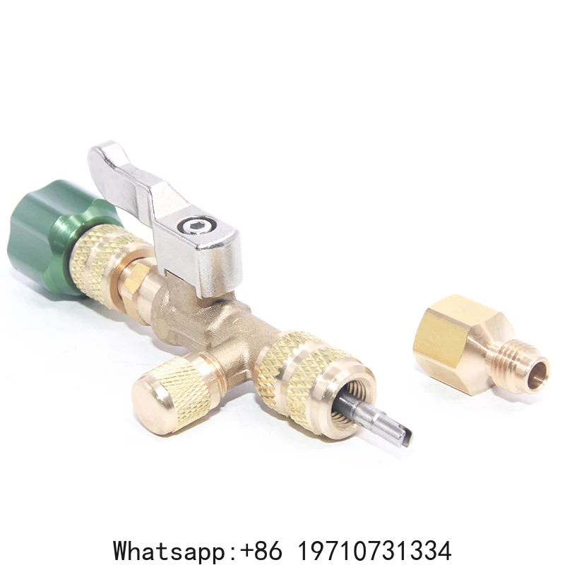 

HS-1430 Refrigerant Valve Core Removal Tool Set for R22 R410A R407C Air Conditioning Valve Core Extractor Kit HVAC Service Tools