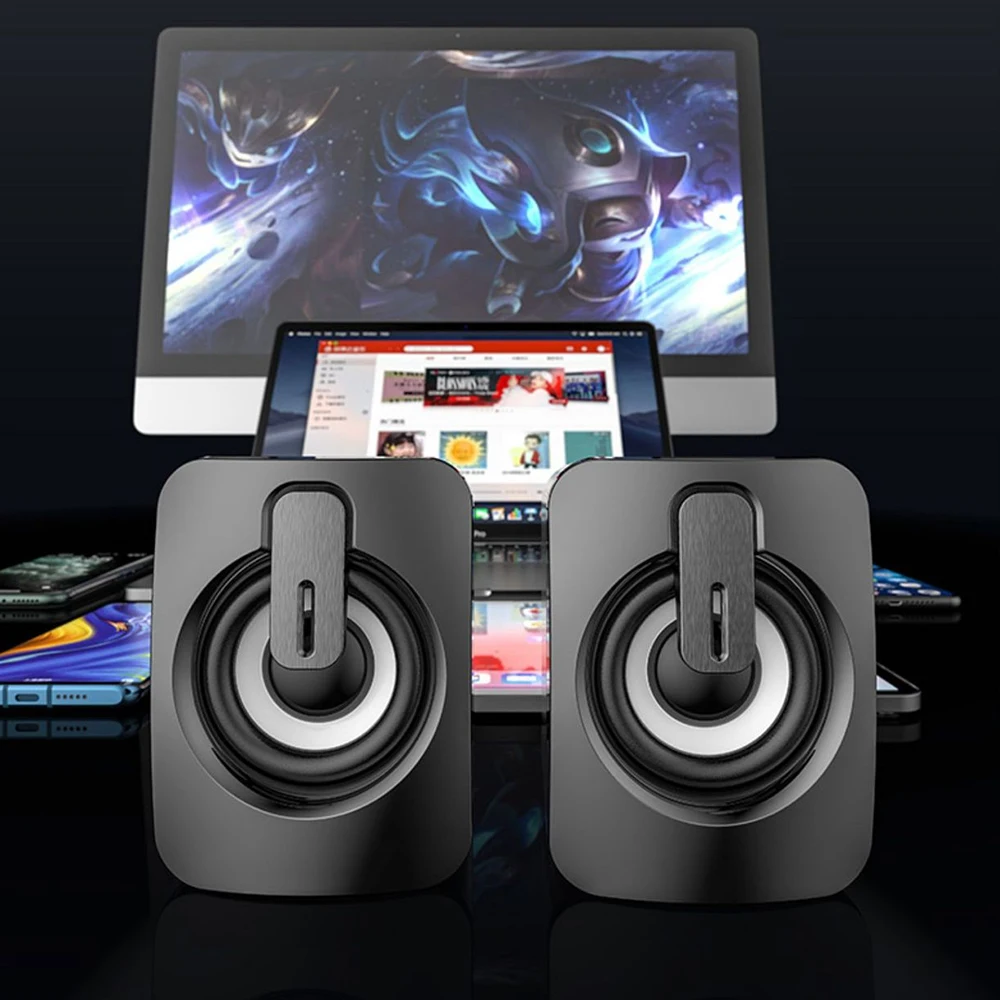 Mini Computer Speaker USB Wired Speakers HIFI Stereo Sound Surround Loudspeaker For PC Laptop Notebook