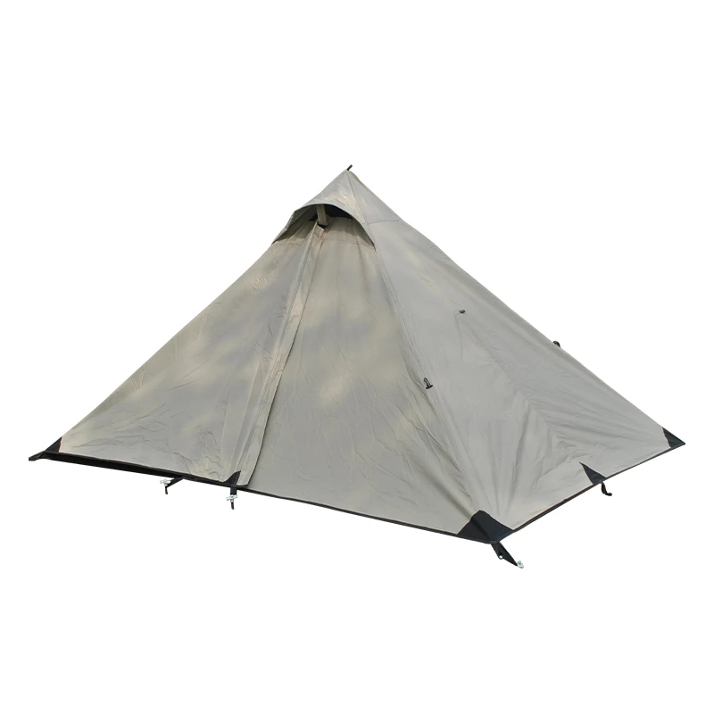 Ultralight Tent Solo Camping Tents, Trekking Rod is Not Included, 2 Layers, Lightweight, Portable to Carry