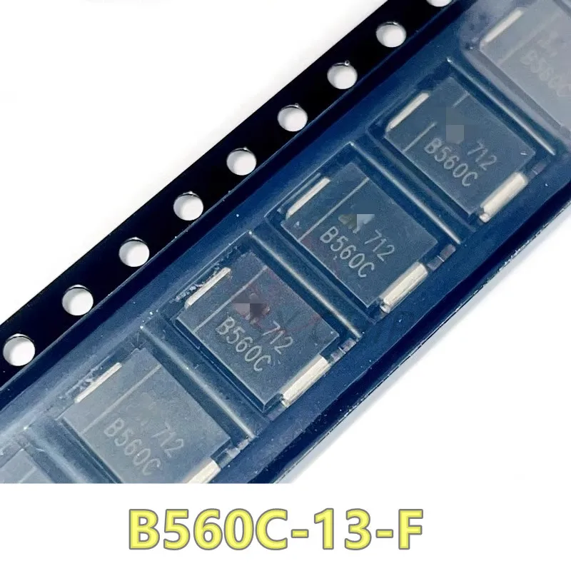 20pcs/lot B560C-13-F B560C DO-214AB SMC DIODE SCHOTTKY 60V 5A new and original in stock