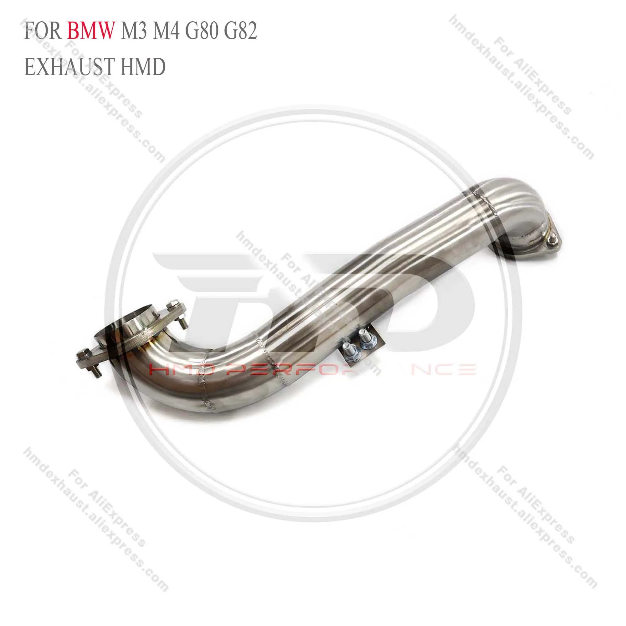 HMD Stainless steel Exhaust System High Flow Performance Resonant tube for BMW M3 M4 G80 G82 3.0T