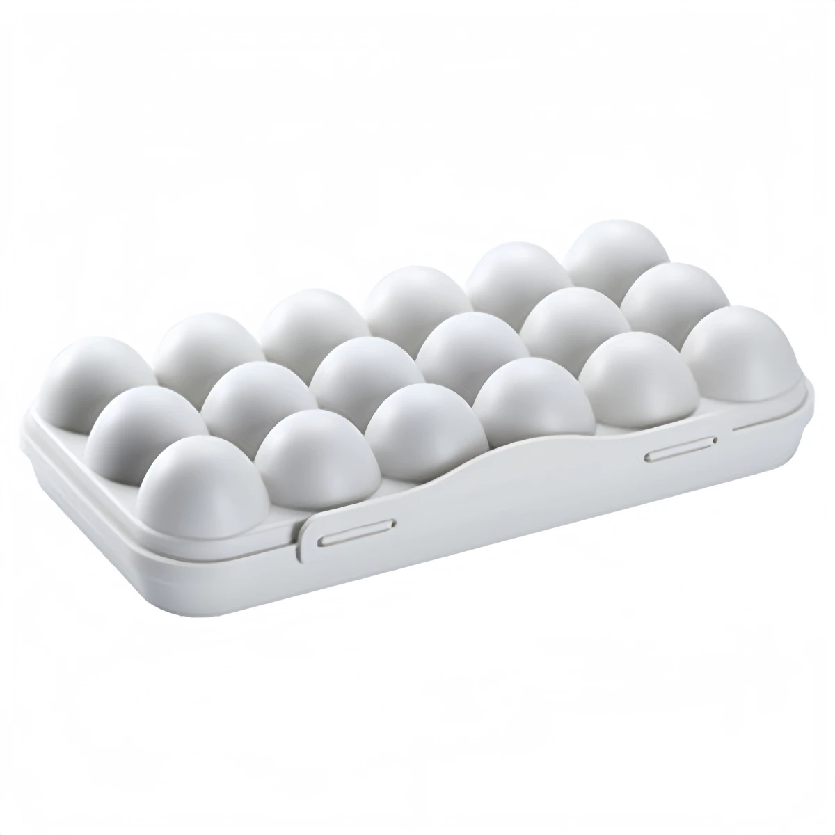 12/18 Grids Egg Storage Box Egg Protector Case Slot Tray Container Refrigerator Storage Box Kitchen Eggs Holder