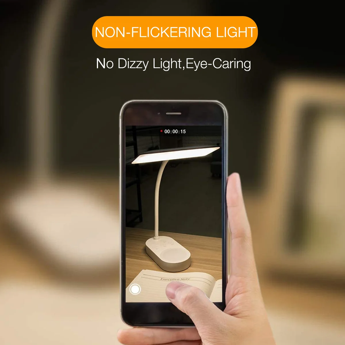 1 Pc USB Rechargeable Eye Protection Learning Lamp Adjustable Color Temperature USB Rechargeable Lamp