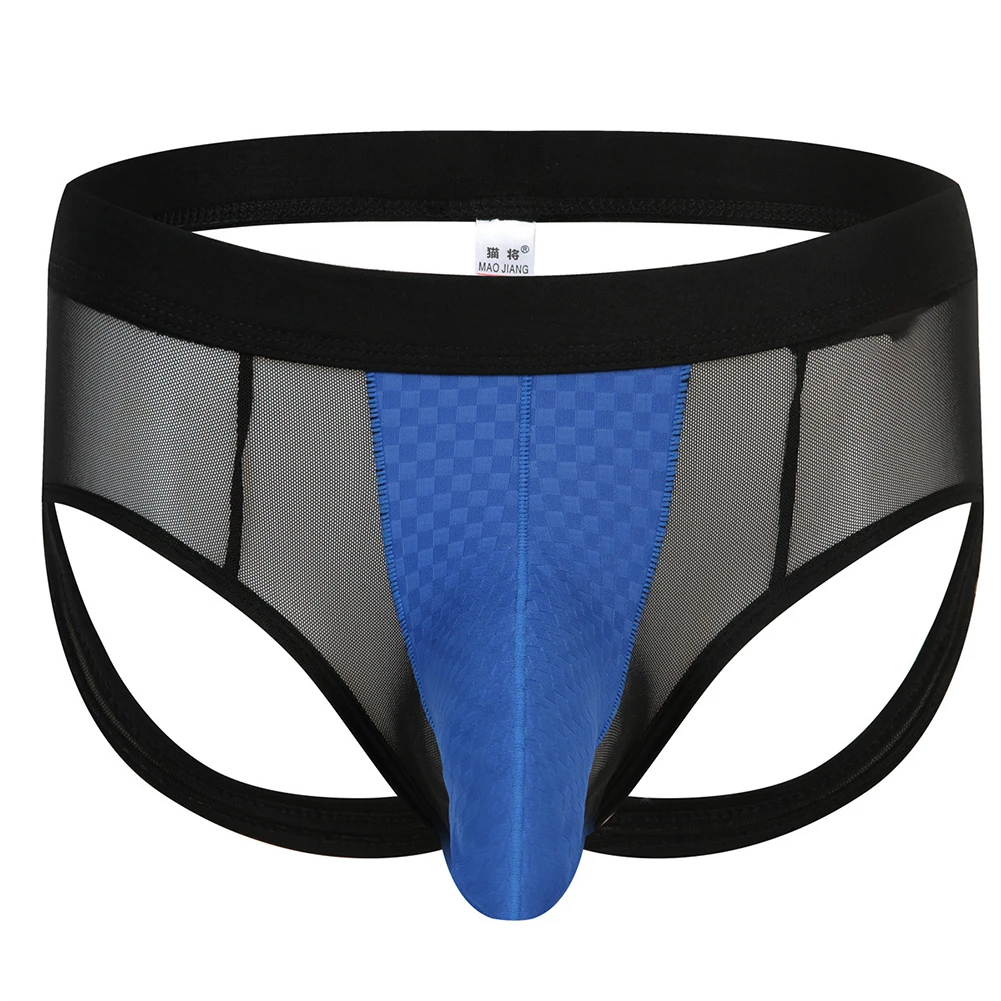 لملابس مريحة، ملابس داخلية مثيرة، سراويل داخلية قابلة للتنفس، ملابس داخلية جديدة من القطن + النايلون، حقيبة شبكية للارتداء المثيرة #2