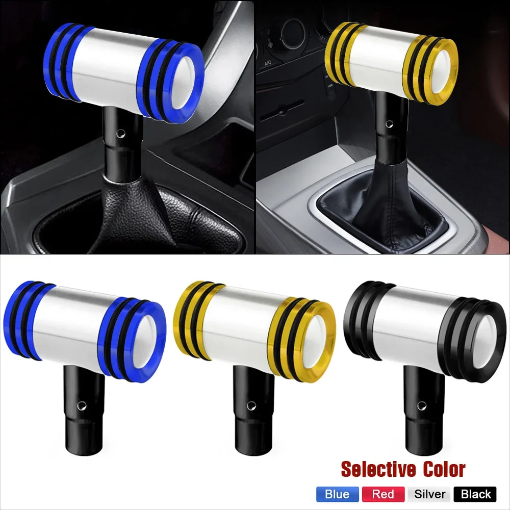 Universal Car Racing Gear Shift Knob Lever Head Aluminum Alloy T Shape Aluminum Joystick Gear Shift Knob For FIAT BMW Auto Parts