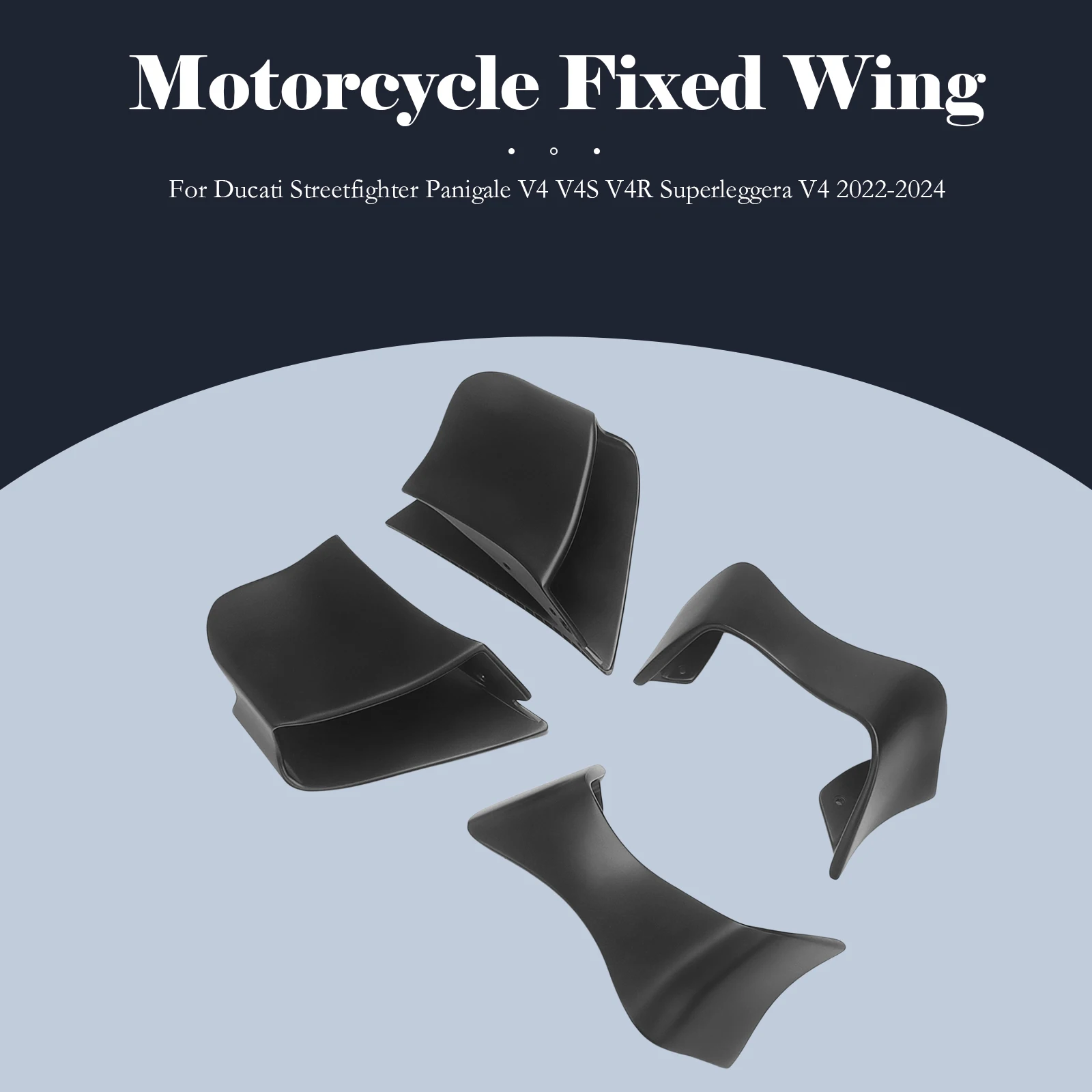 

NEW For Ducati Panigale/ Streetfighter Panigale V4 V4S V4R Superleggera V4 2022-2024 GP Fairing Side Red Fixed Wing Motorcycle