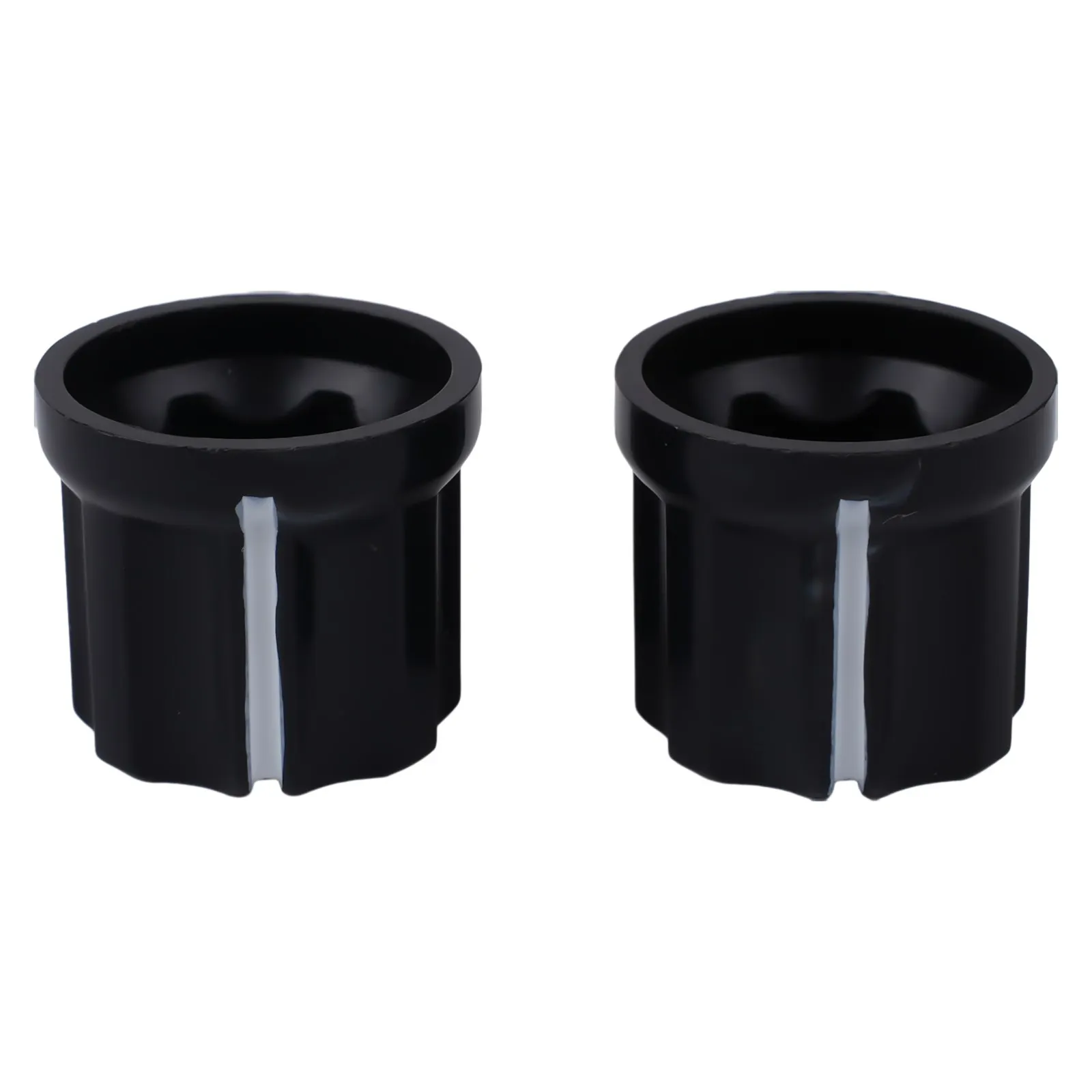 

10pcs Guitar Tone Knobs 6mm Shaft Hole Bass 12*4*2CM D Type Plastic+Aluminum Sheet Potentiometer Volume Control