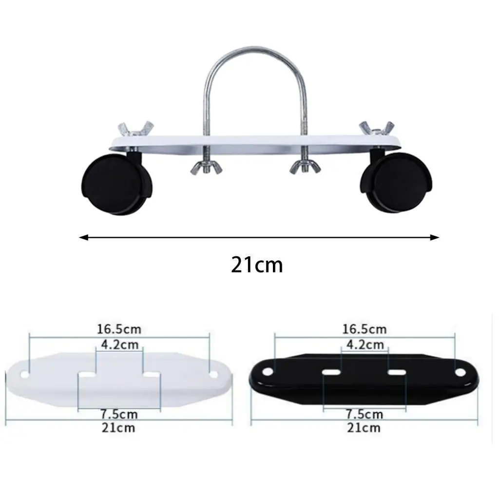 1 Pair Electric Heating Oil Heater Support Holder Repair Parts Easily Install Hole to Hole Distance 4.2cm Accessories Universal