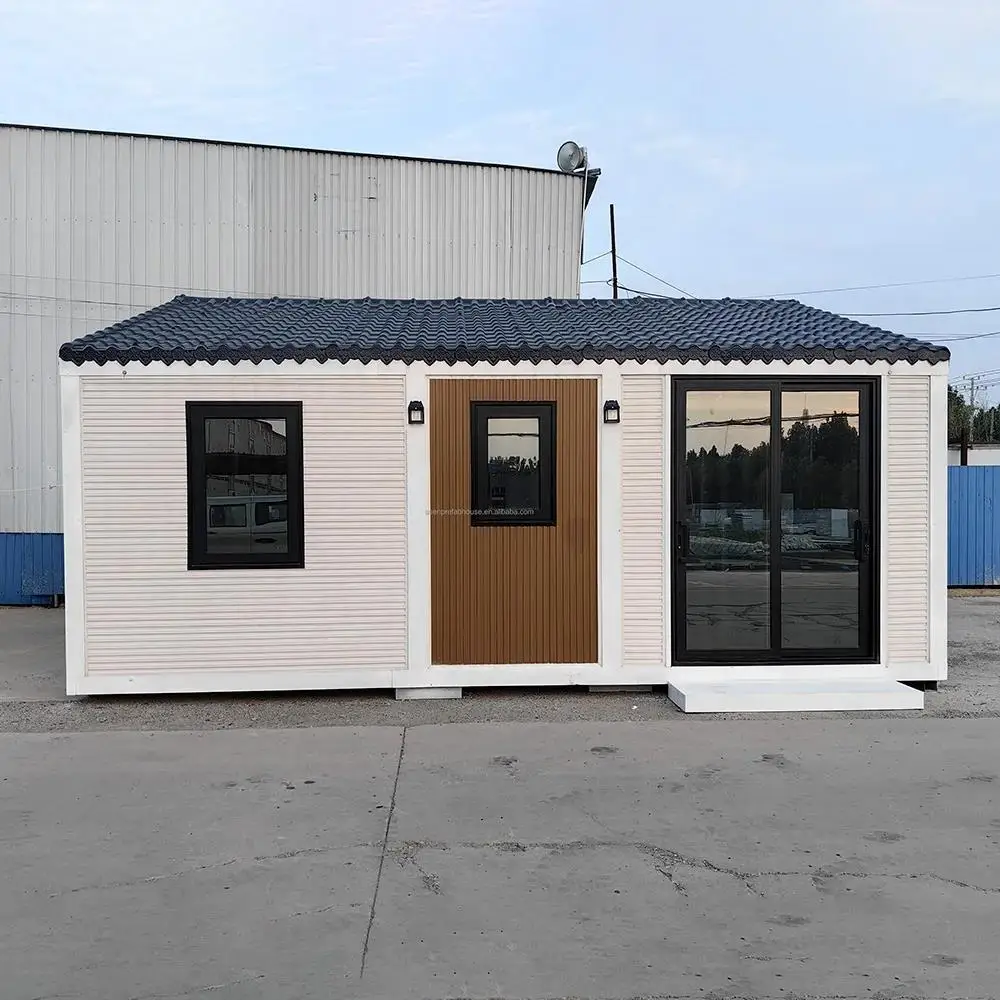 Portable Luxury Modular Steel Container Villa Expandable Prefab Eco-friendly Folding Mobile Home