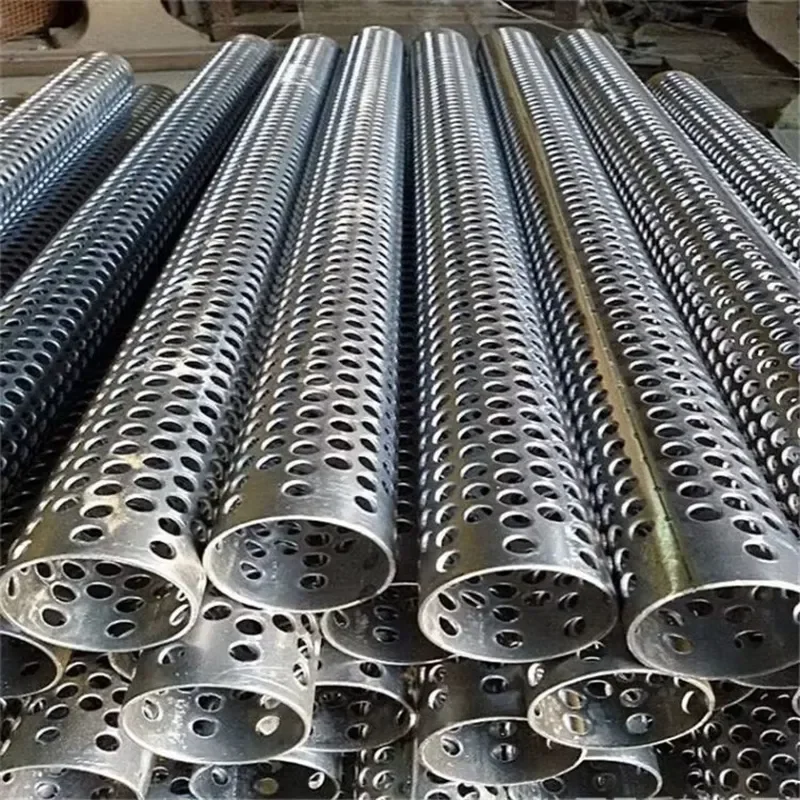 Metal 304 316 Stainless Steel Wire Mesh Metallic Perforated Filter Tube
