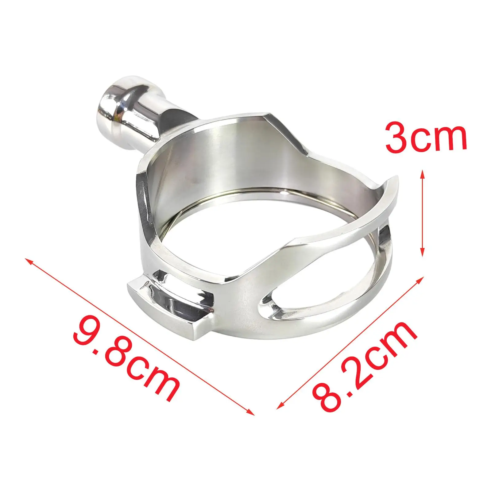 Parti della testa del gruppo portafiltro portafiltro senza fondo da 58 mm Sostituzione professionale senza fondo per macchine da caffè espresso E61 Negozio