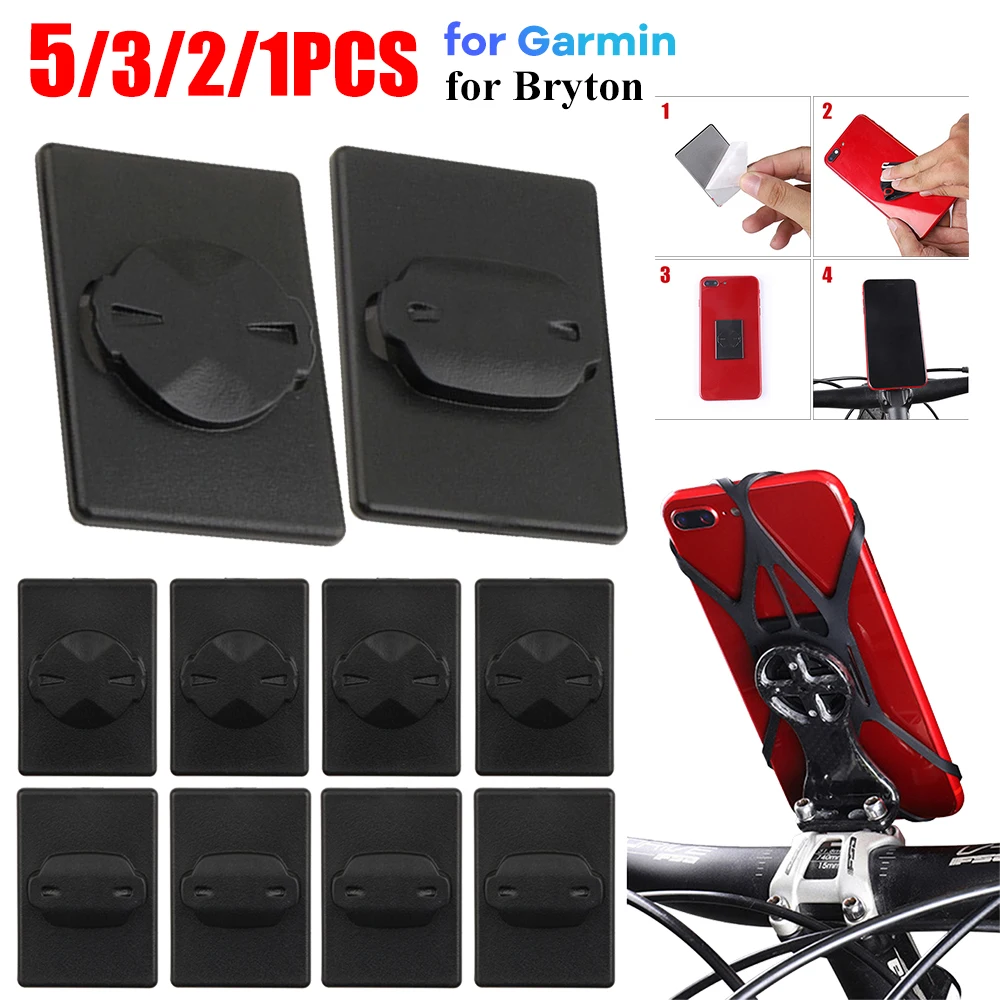 Strong Mobile Phone Back Buckle Bicycle Phone Sticker for GARMIN for Bryton Universal Cellphone Sticky Mount GPS Bracket