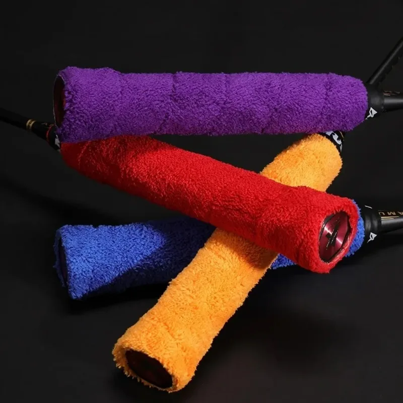 

High Quality Tennis Badminton Racket Overgrips Cotton Towel Grips Tape Sweat Absorbent Grip Wrap Sweatband
