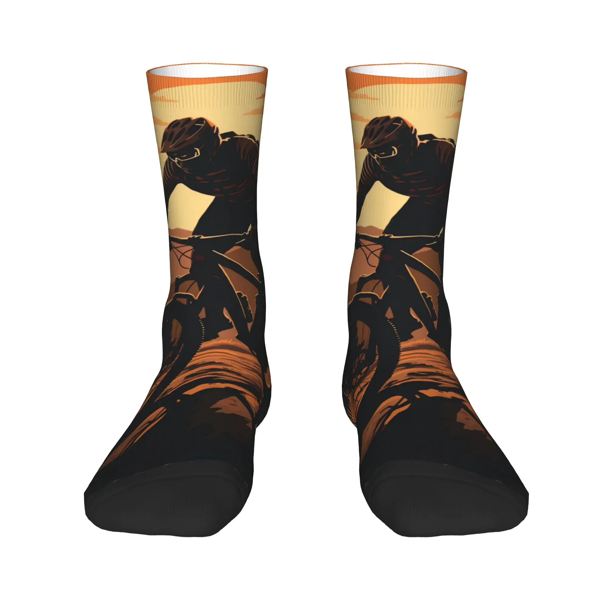 Cycling On The Mountain Bike Stockings Men's  Socks Soft Harajuku Socks Winter Climbing Anti-Slip Design Socks Gift