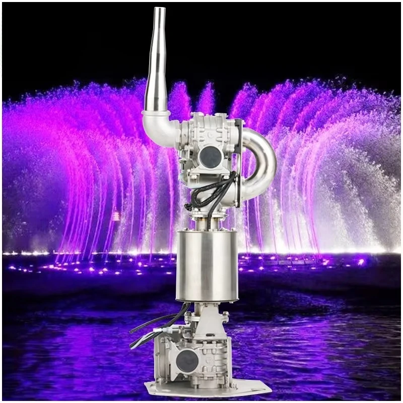제조업체 공급 야외 디지털 음악 댄스 폭포 집중 분사 노즐 3D 스윙 중공 분수 노즐