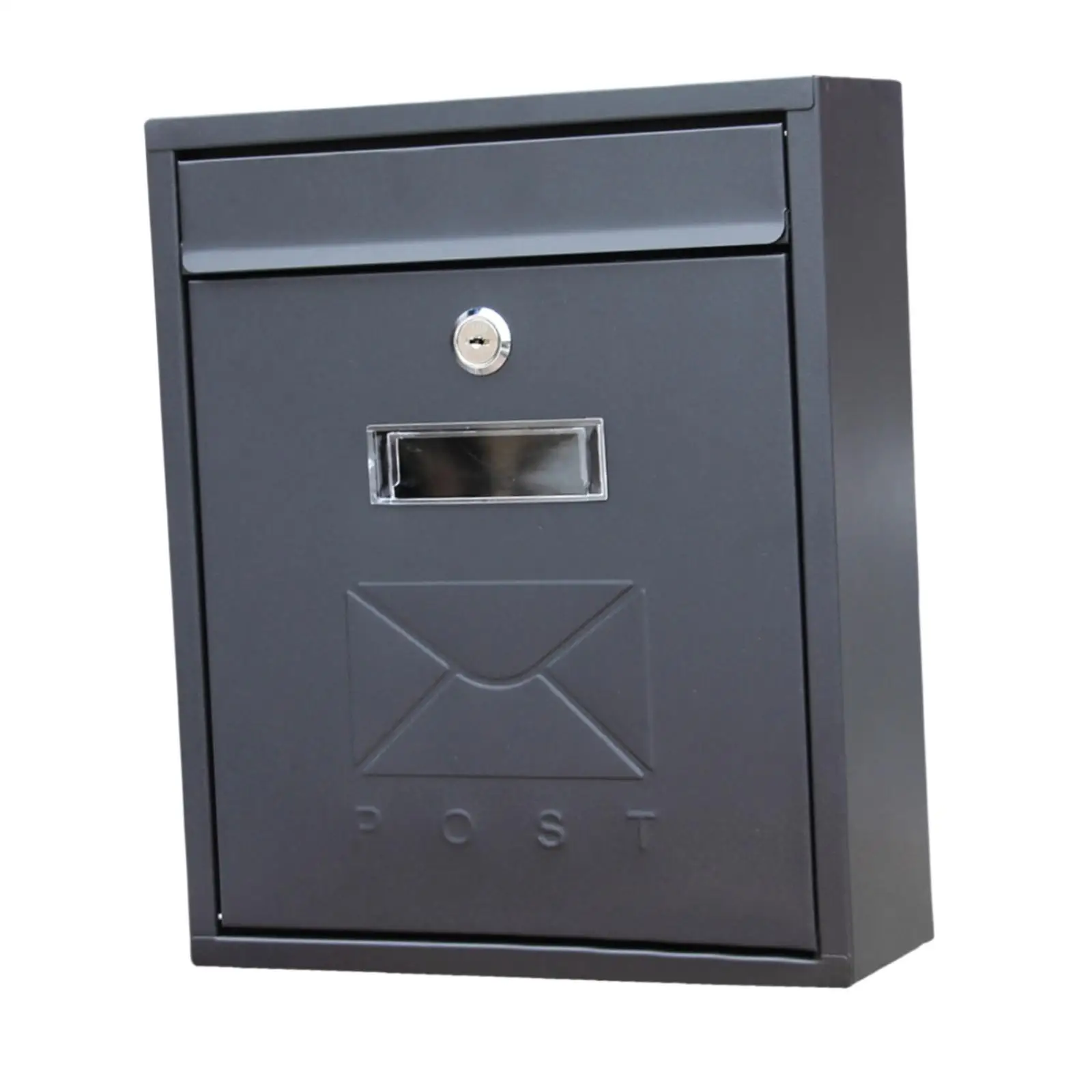 Donation Box Suggestion Box with Slot and Lock Complaint Box Locking Waterproof Wall Mounted Ticket Box Mailbox Letter Box