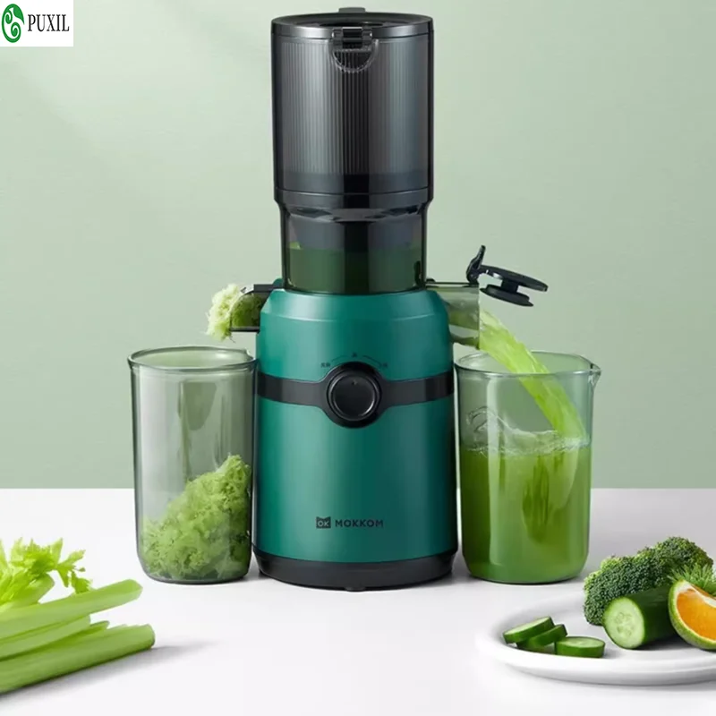 

Mokkom M5 Slow Juicer Household Hybrid Electric Juicer 13cm Large Caliber Fully Automatic Fruit and Vegetable Juice Separation