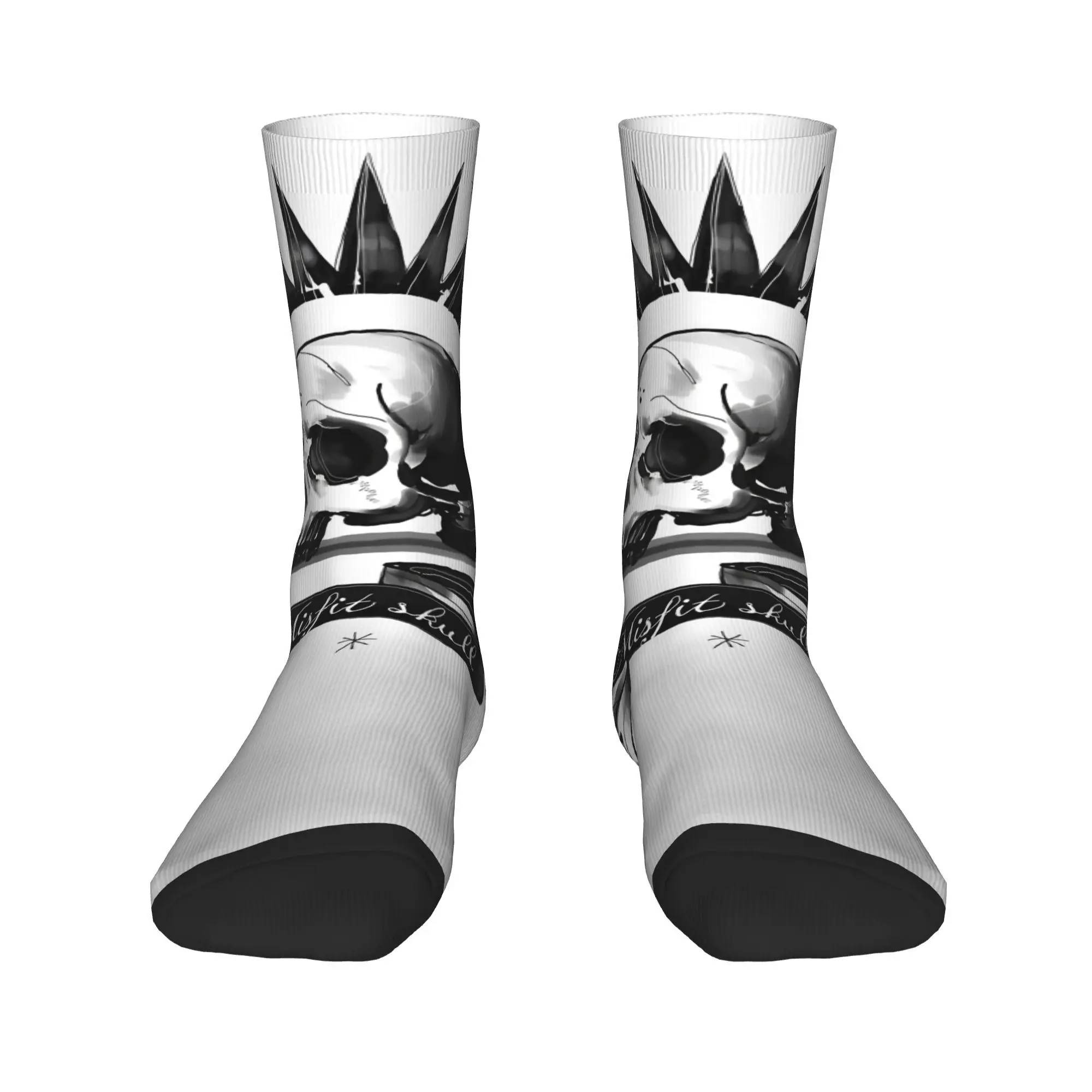 Unisex M-MISFITS Band Merch Socks Skull Logo Cozy Socks Super Soft For Daily Wear