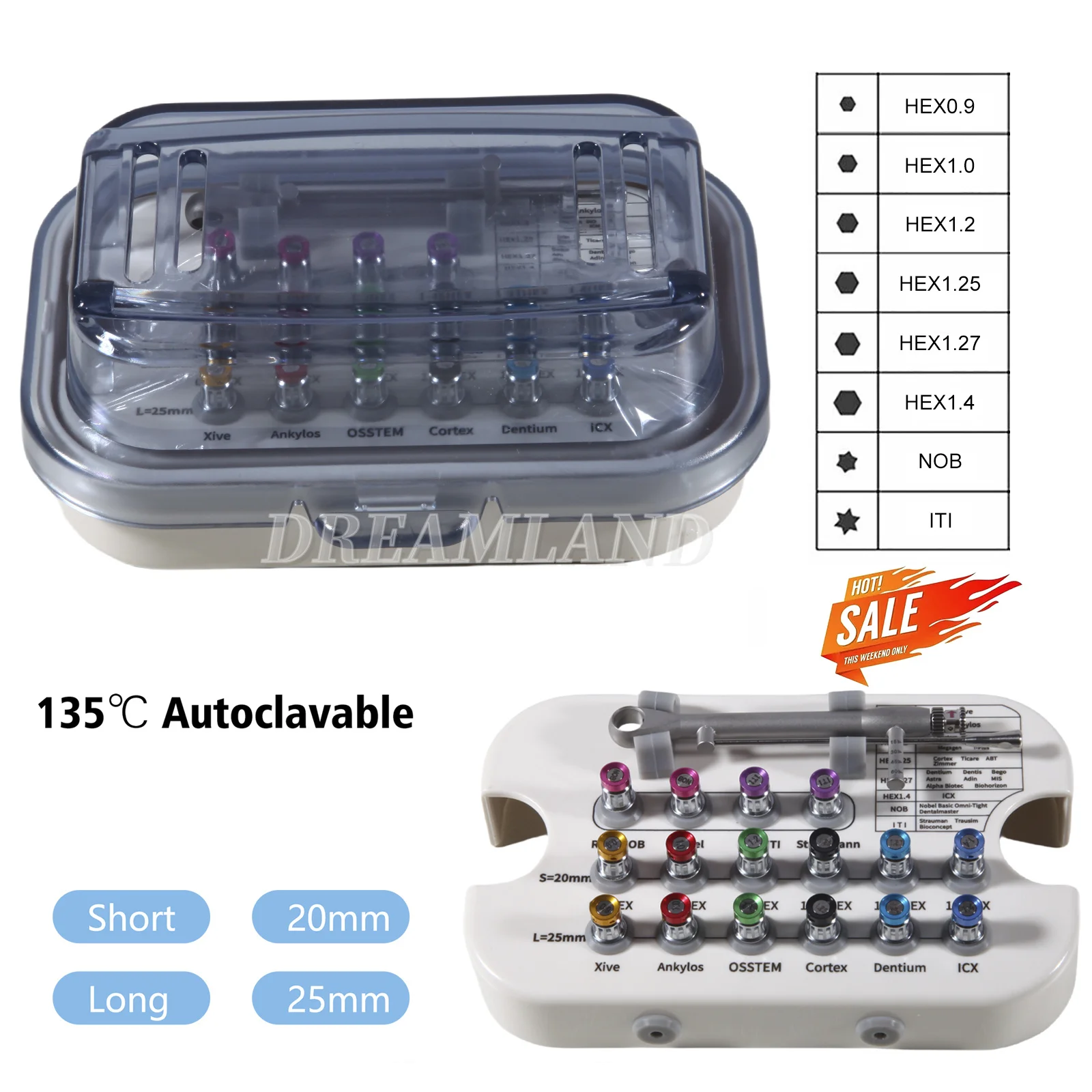 Dental Implantat Restaurierung Tool Kit Zahnmedizin Universal Implantologie Drehmoment Schraubendreher Schraubenschlüssel 10-70NCM Treiber Lange + Kurze