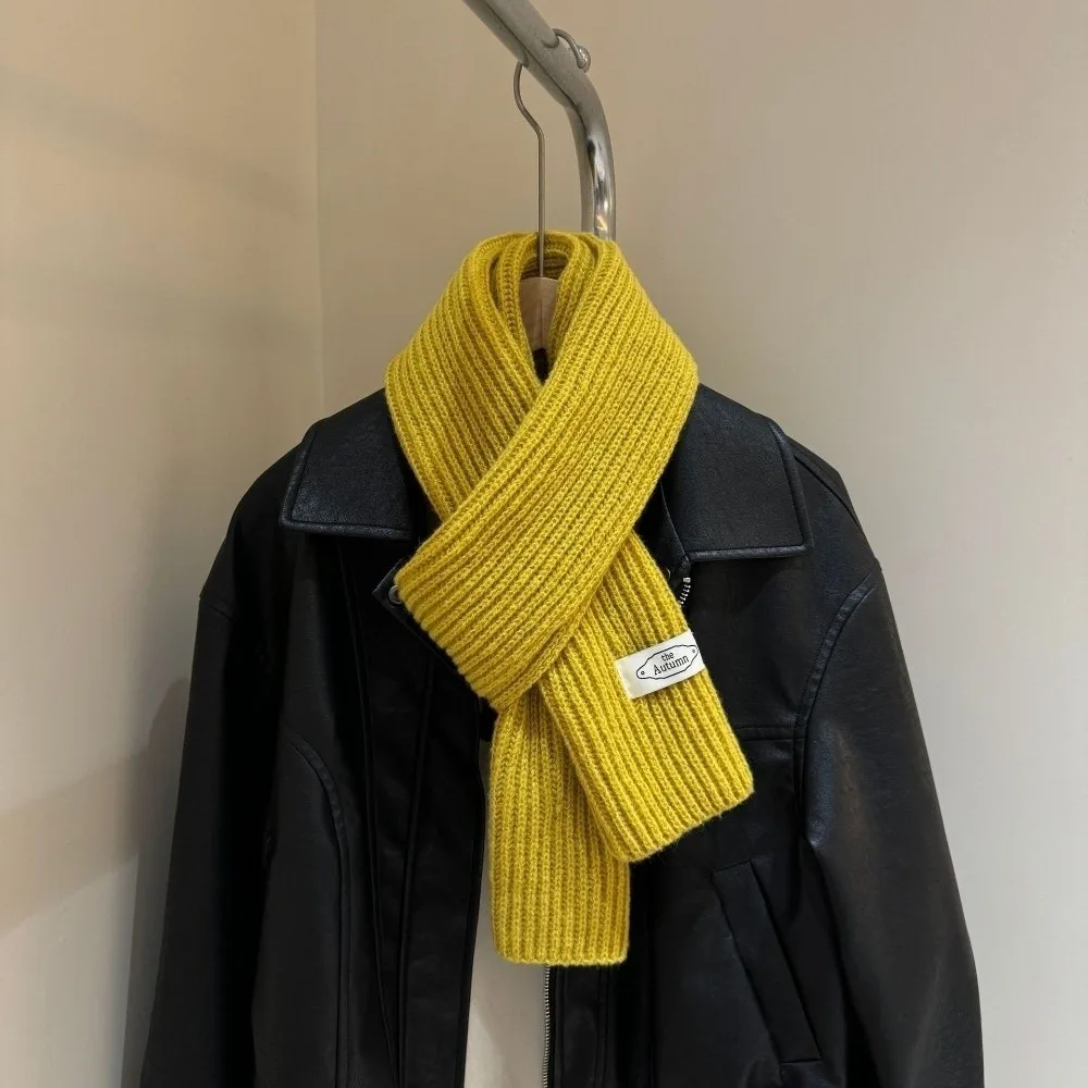 

New Knitted Neck Warmer Windproof Coldproof Knitted Scarf Versatile Warm Neckerchief Outdoor Sports