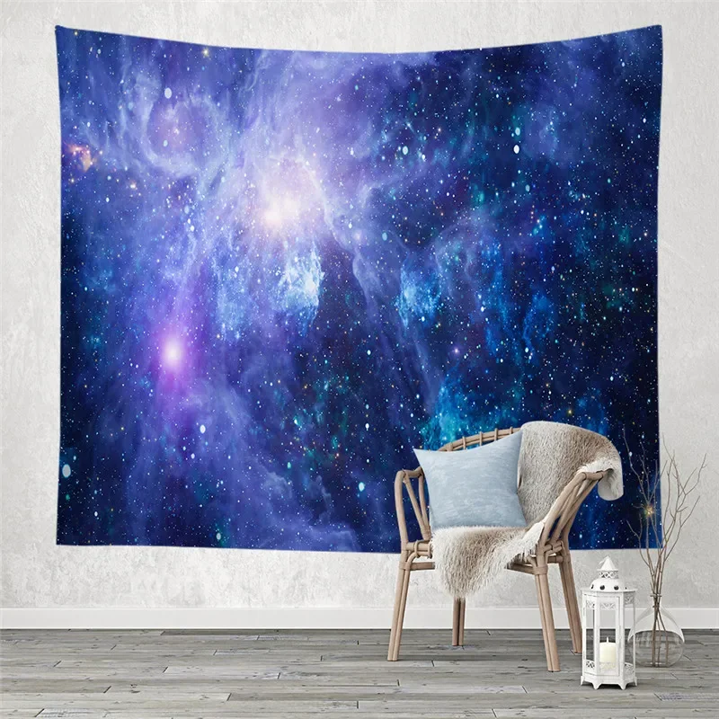 Galaxy Tapestry Nebula Tapestries Trippy Mysterious Universe Outer Space Solar System Tapestry Starry Sky Cosmos Wall Hanging