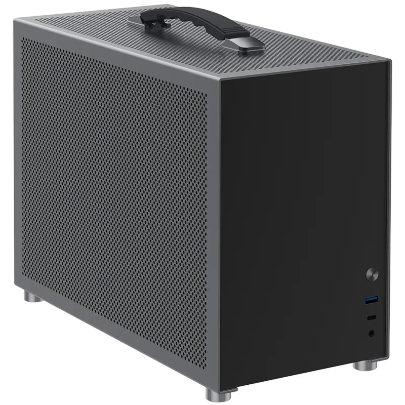 

Высококачественный корпус среднего башмака из алюминиевого сплава D3, маленький ITX 280, прямая вилка с водяным охлаждением, блок питания ATX, совместимый на складе