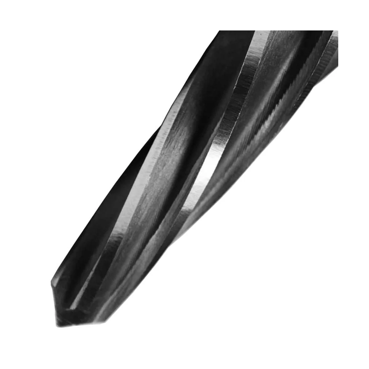 5/8Inch Spiral Flute Reamer with 1/2 Inch Shank, M2 HSS Bridge/Construction Reamer Taper Chucking Reamer Drill Bit