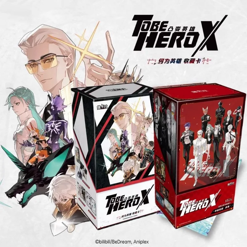 مجموعة أصلية ليكون هيرو X محدبة من بطاقات الأكريليك ما هو بطاقة البطل الرسوم المتحركة ملحقات الرسوم المتحركة جمع الألعاب الهدايا