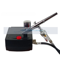 Nail art spray gun inkjet machine set Mini air pump shell nail polish glue airbrush Japanese tie smudge gradual change painting