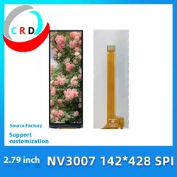 Changruida 2.79 inch TFT LCD screen 142x428 full color NV3007 small screen SPI bare screen IPS/LCD esp32 tft display oled