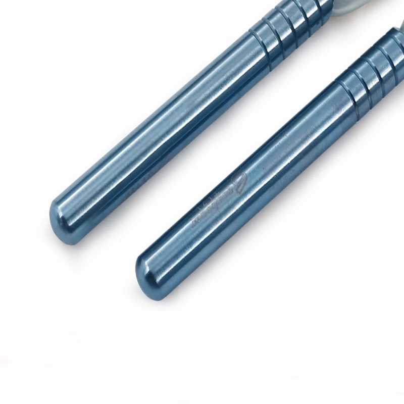 Titanium alloy ophthalmic flute needle straight (flush type) with silicone tube 20G23G ophthalmic instruments