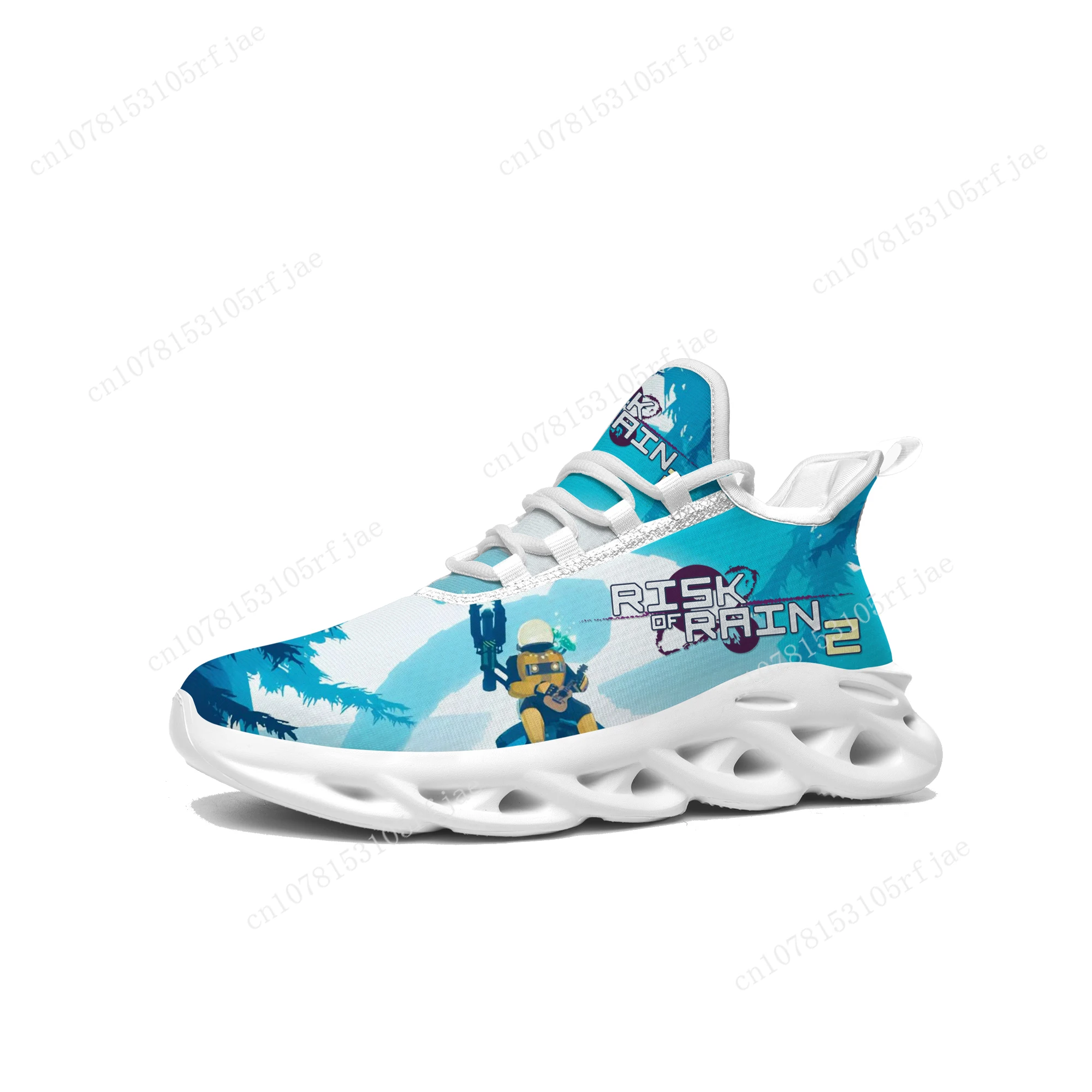 

Risk of Rain 2 Sneakers Cartoon Game Mens Womens Teenager Fashion Sports Running Shoes High Quality Custom Built Lace Up Shoes