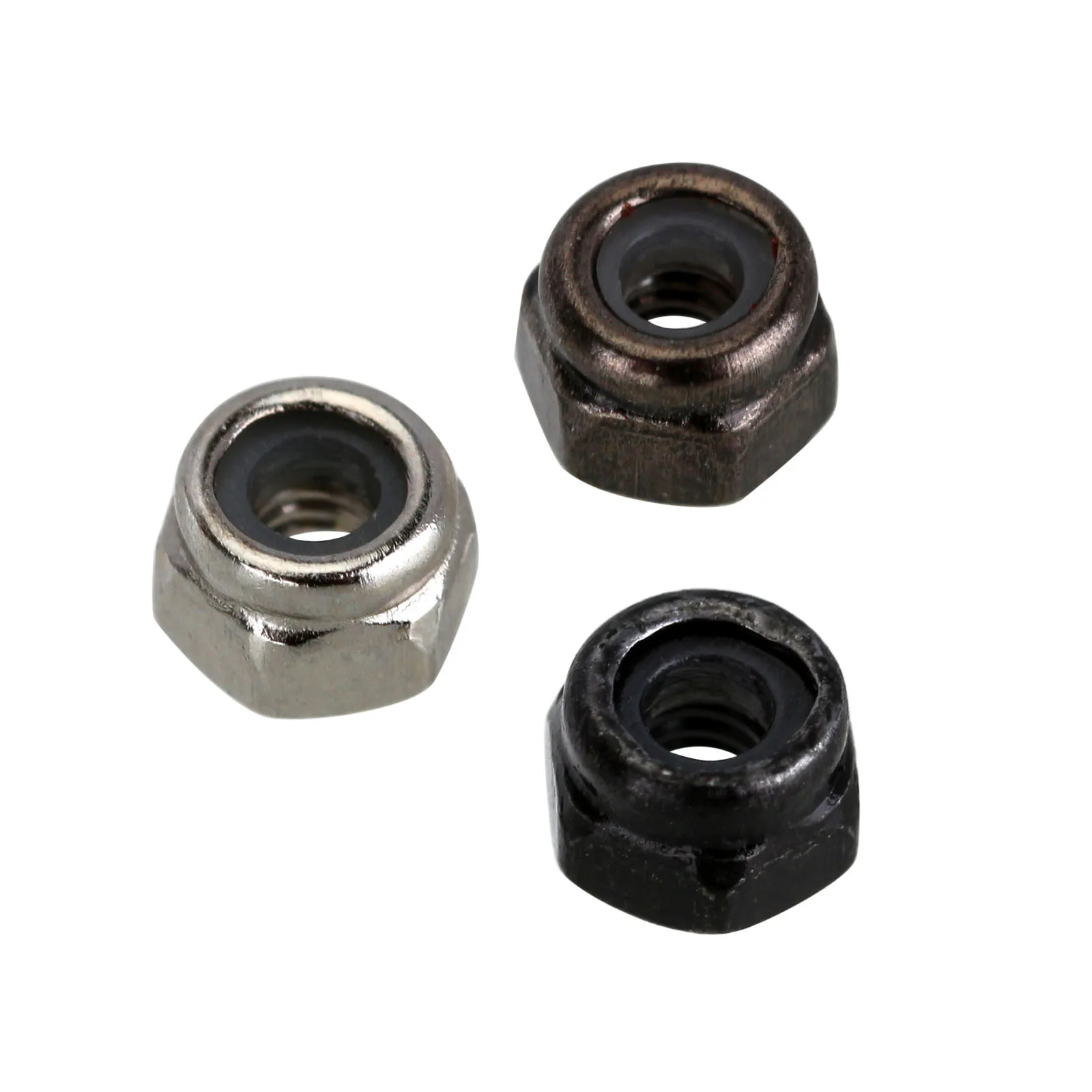 INJORA 100Pcs Metal M2 Nuts for 1/16 1/18 1/24 RC Car Crawler Axial SCX24 AXI90081 AXI00002 AXI00001 Gladiator AX24 Parts